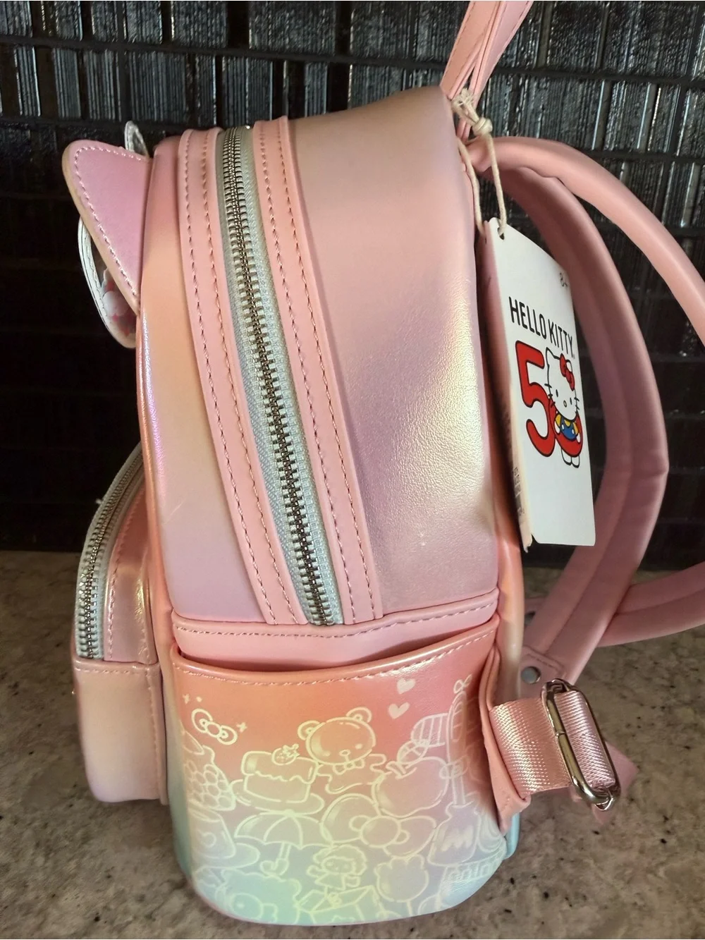 Loungefly Sanrio Hello Kitty 50th Anniversary Clear N Cute Cosplay Backpack